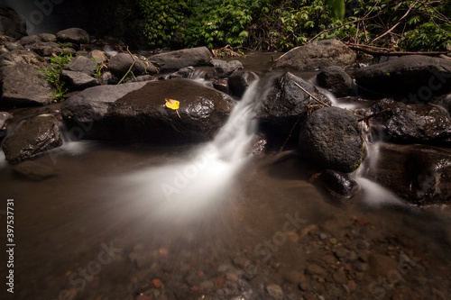 Tirto Kemanten Waterfall is one of the tourist objects in Wonorejo village, Kalibaru, Banyuwangi district.