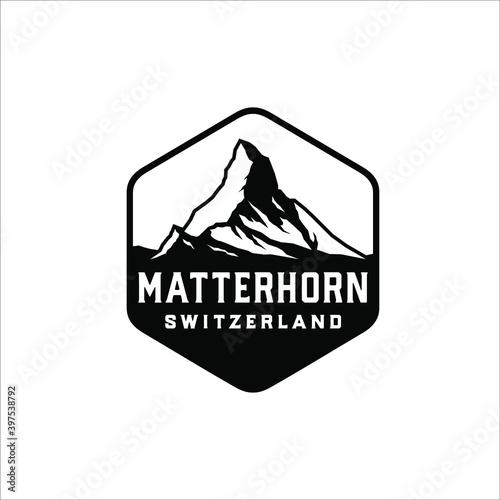 Matterhorn tallest mountain in switzerland фототапет