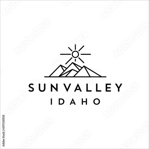 Mountain Bald in sun valley Idaho with a minimalist design