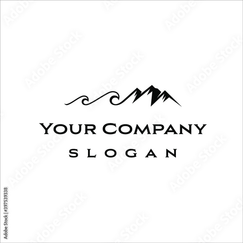 Mountains and waves in a simple style