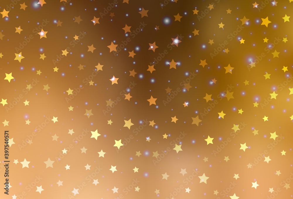 Light Orange vector backdrop in holiday style. Light Orange vector backdrop in holiday style.