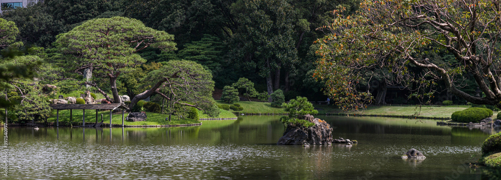 panoramic japanese garden