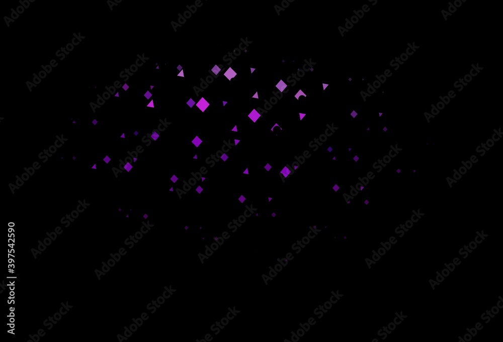 Dark purple vector cover in polygonal style with circles. Dark purple vector cover in polygonal style with circles.