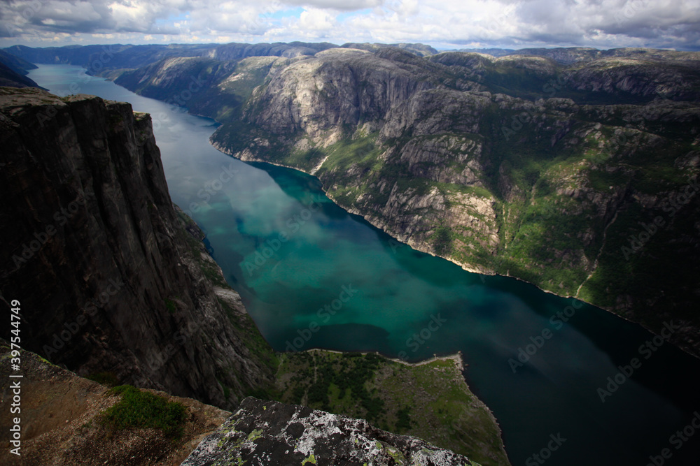 
Norwegian fjords, view from above, Norwegian nature