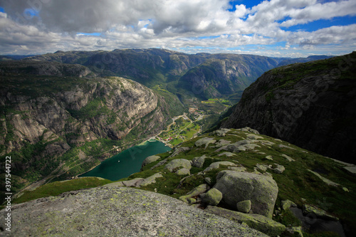  Norwegian fjords  view from above  Norwegian nature