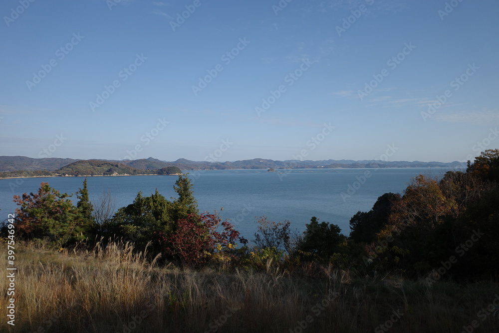 日本の岡山の前島の美しい風景 Photos Adobe Stock