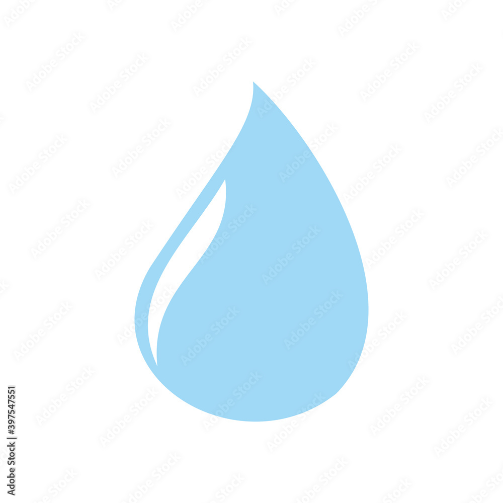 Dropped Water Icon Vector Illustration Sign Dropped Water Icon Vector Illustration Sign