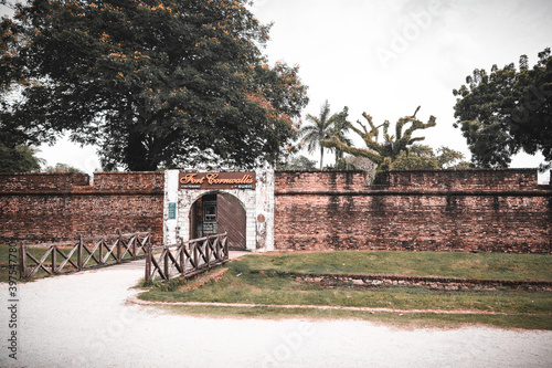 PENANG, MALAYSIA - DECEMBER 6, 2020 : Fort Cornwallis is a star fort in George Town, Penang, Malaysia, built by the British East India Company in the late 18th century. photo