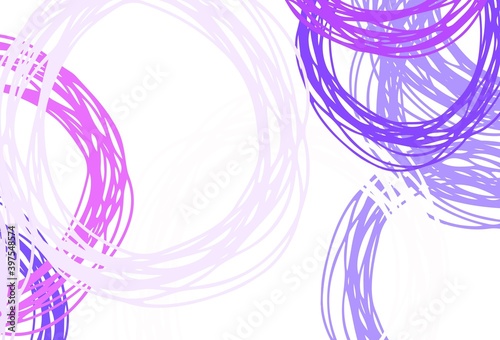 Light Purple, Pink vector layout with circle shapes.