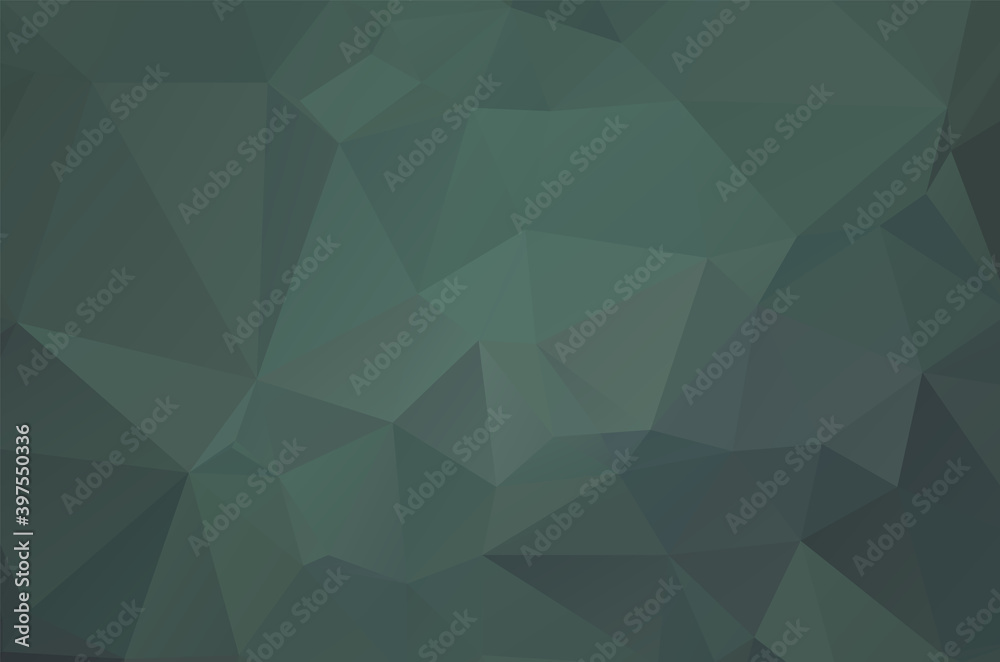 Dark Multicolor vector abstract Low Poly background. Colorful