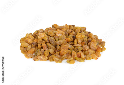 Healthy Sweet Golden Raisins or Dried Grapes photo