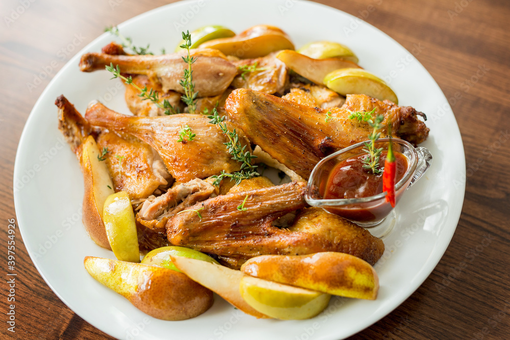 Baked meat: chicken, pork, beef, lamb. Proper diet Baked meat: chicken, pork, beef, lamb. Proper diet