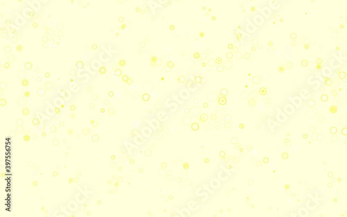 Light Yellow vector layout with circle shapes.