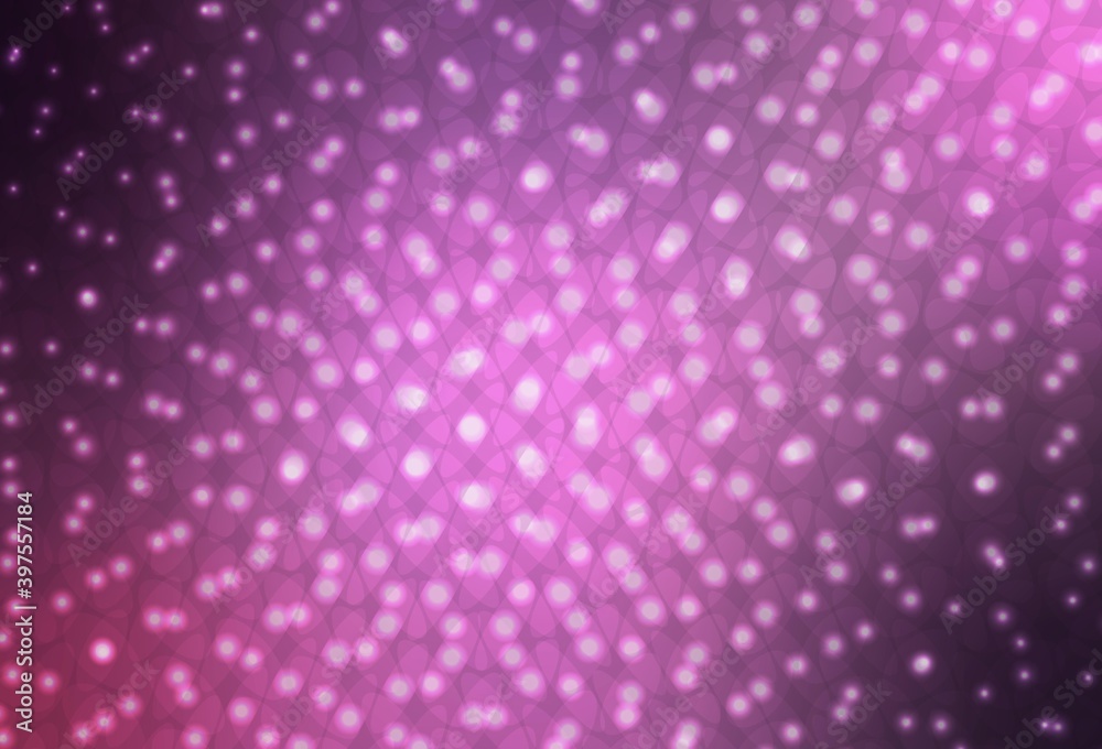 Light Purple, Pink vector texture with disks. Light Purple, Pink vector texture with disks.