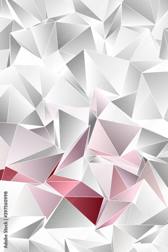 Obraz premium Abstract Low-Poly background. triangulated texture. Design 3d. Polygonal geometrical pattern. Triangular modern style