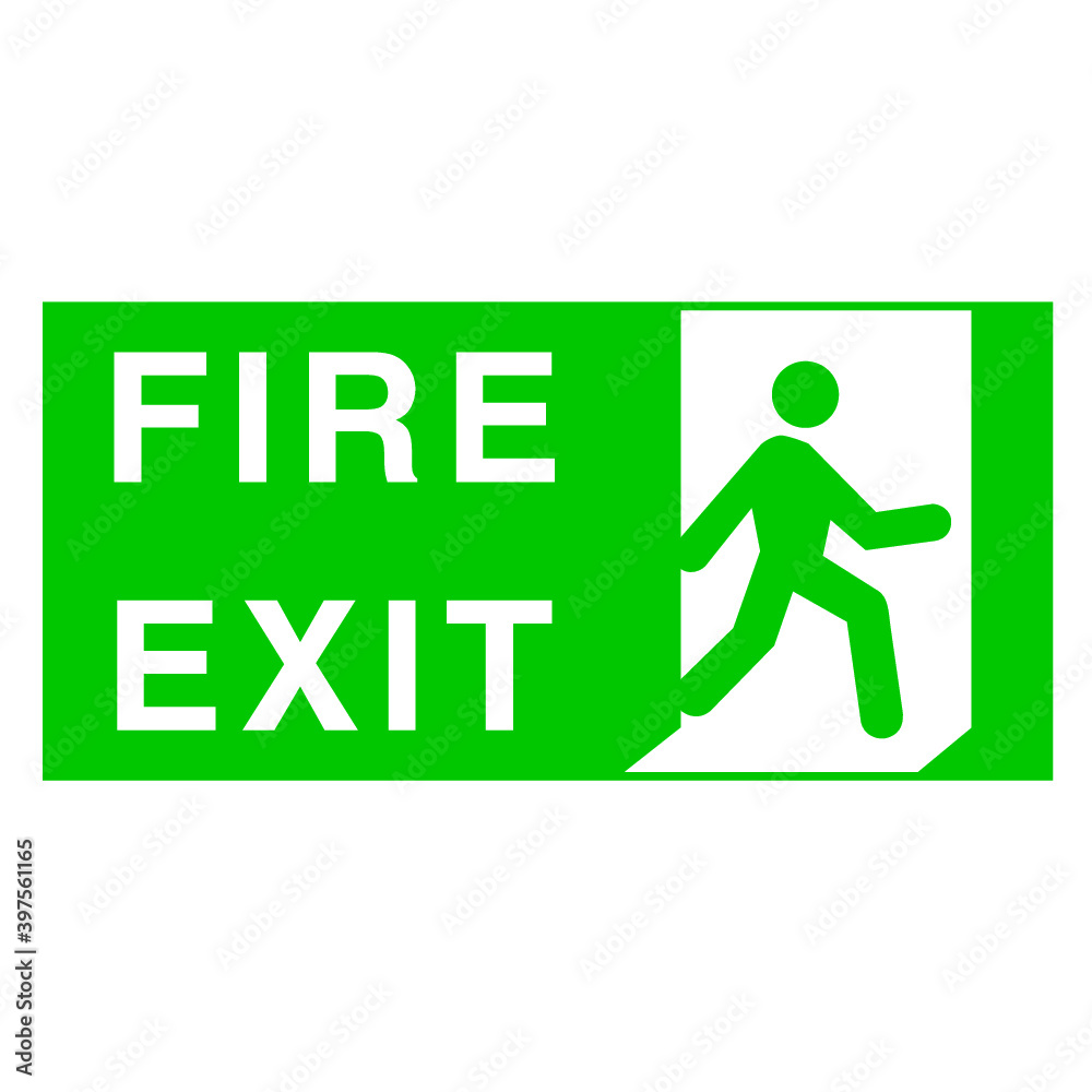 Fire Exit - Emergency Sign Fire Exit - Emergency Sign