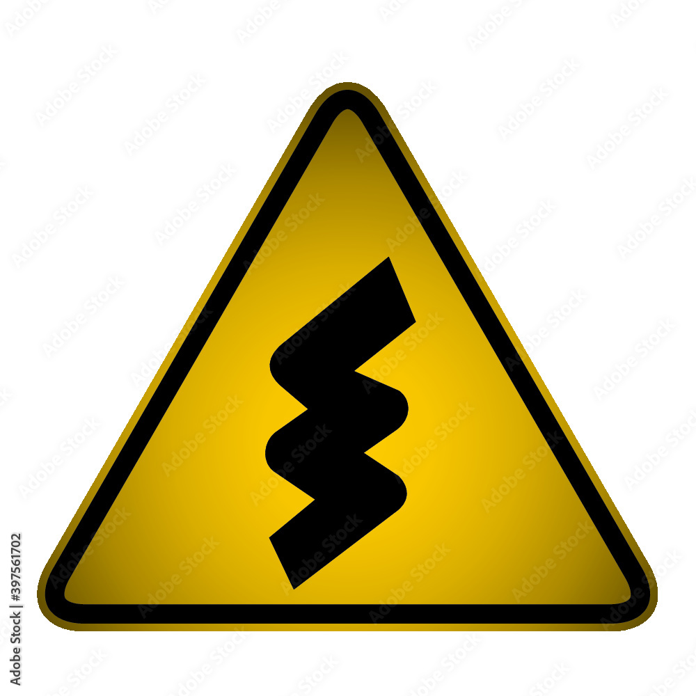 road warning sign road warning sign