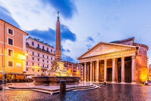 The Pantheon in the morning, Rome
