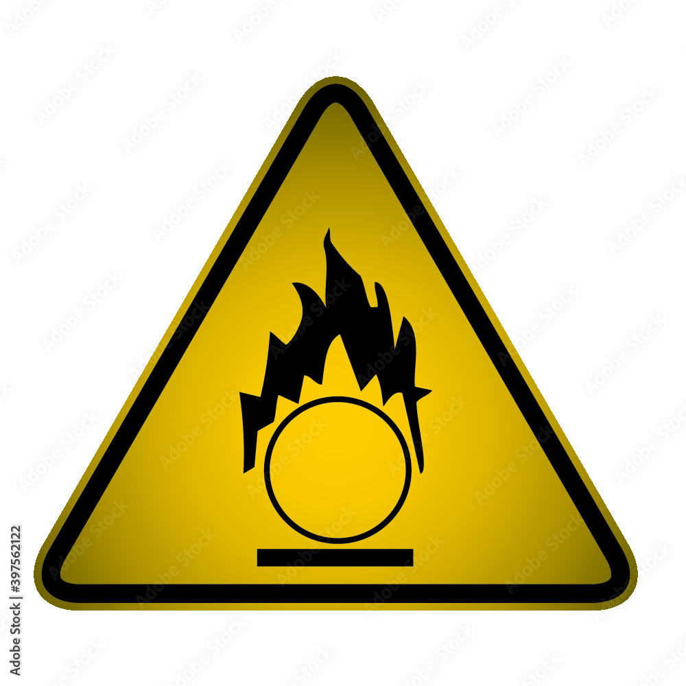 flammable warning sign