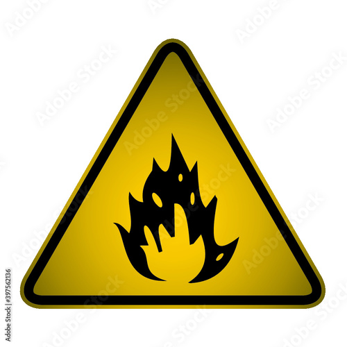 flammable warning sign