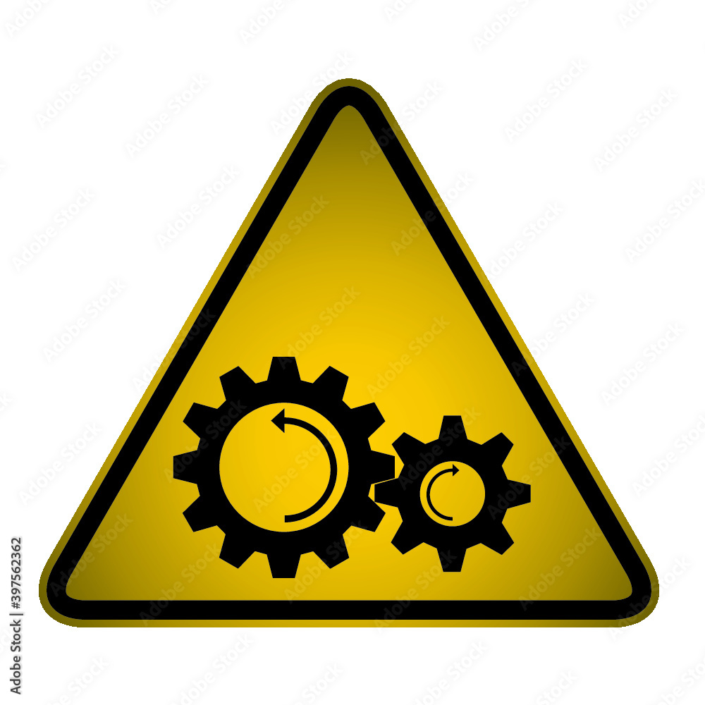 WARNING Beware of Moving Machinery WARNING Beware of Moving Machinery