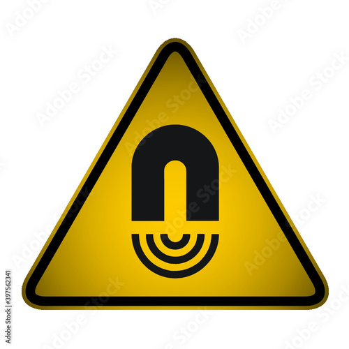 magnetic field warning sign
