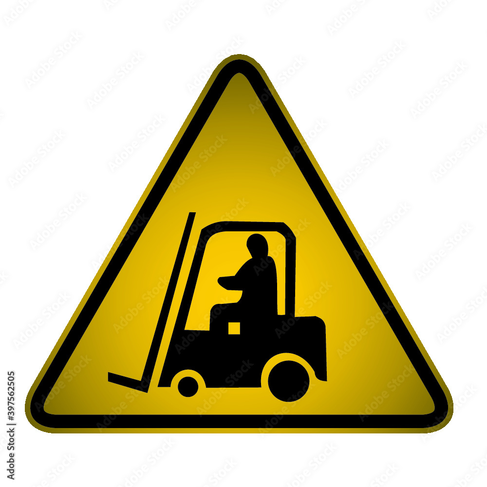 Caution Forklift In Use Caution Forklift In Use