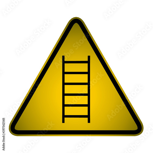 Safety and Warning Signs Stickers - Emergency Fire Ladder