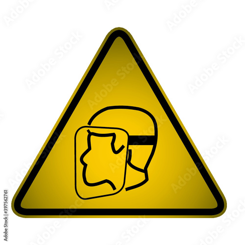 Face Shield sign