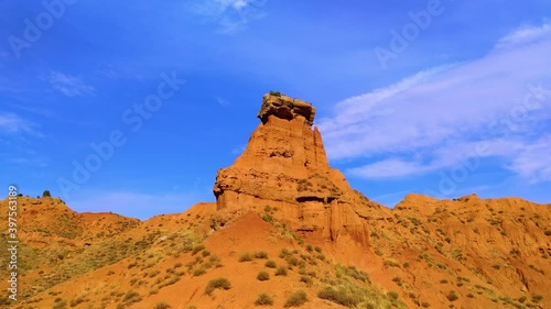 Desert red lands 4k video