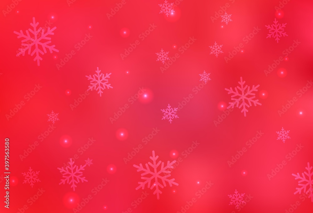 Light Red vector backdrop in holiday style. Light Red vector backdrop in holiday style.