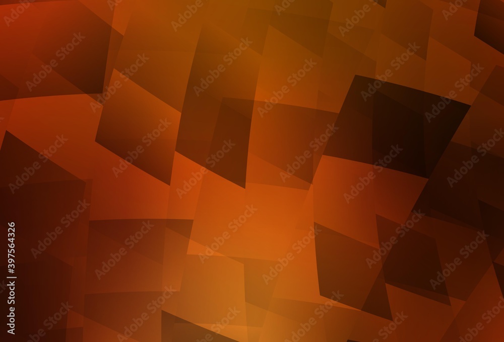Dark Orange vector background in polygonal style. Dark Orange vector background in polygonal style.
