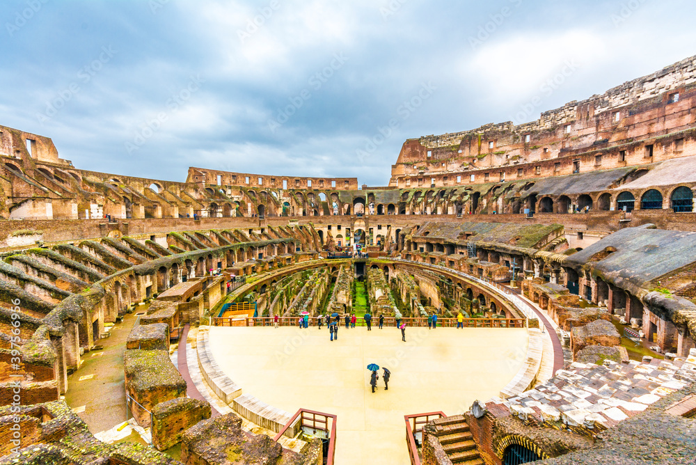 Colosseum the most wellknown and remarkable landmark of Rome and Italy
