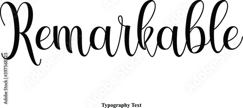 Remarkable Typography Text On White Background