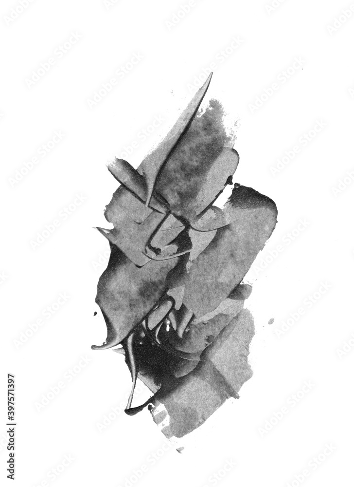 Naklejka premium abstract black and white acrylic