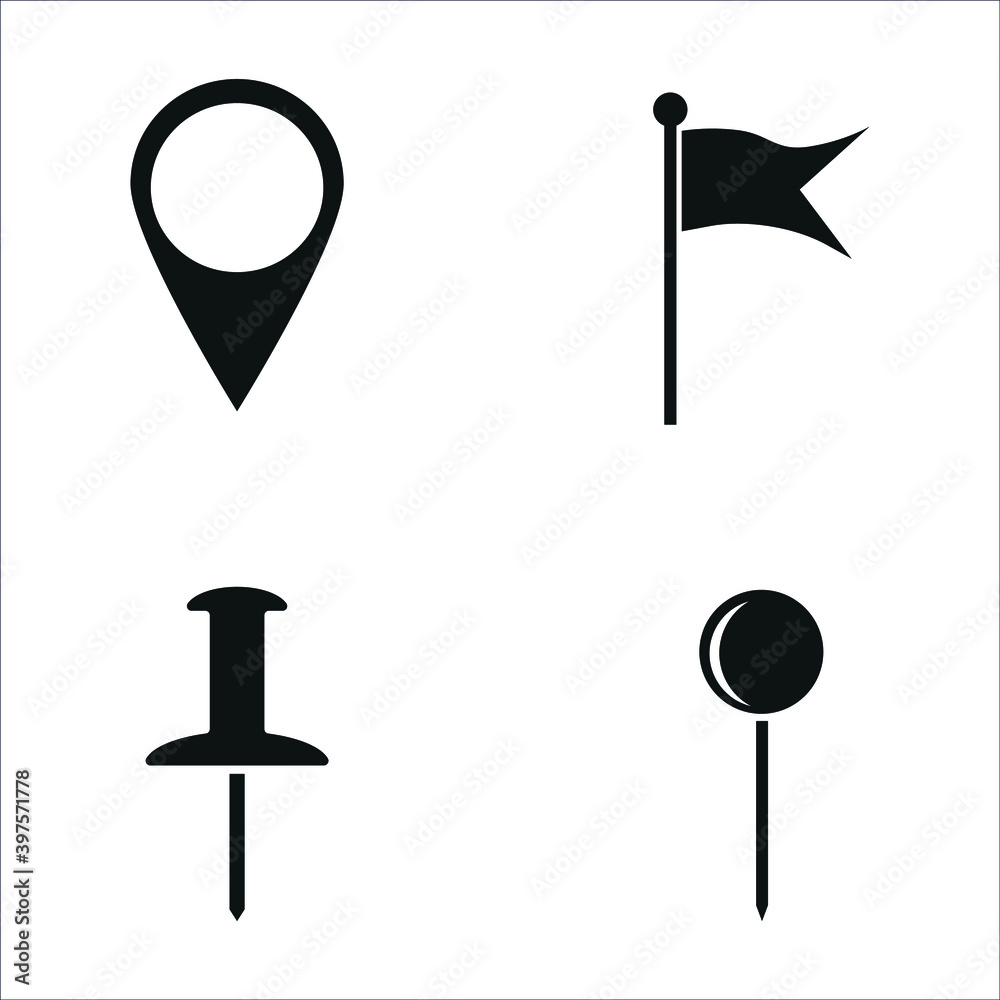 Map icons,map pointer, map icon - arrow icon Map icons,map pointer, map icon - arrow icon