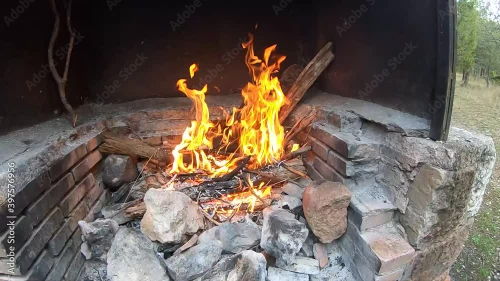Fuego a cámara lenta