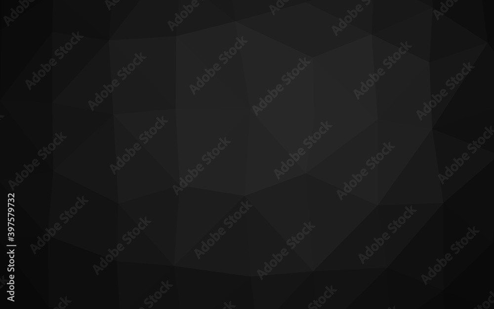 Dark Silver, Gray vector low poly cover. Dark Silver, Gray vector low poly cover.