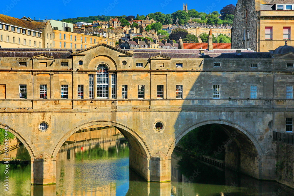 The town of Bath in England, UK