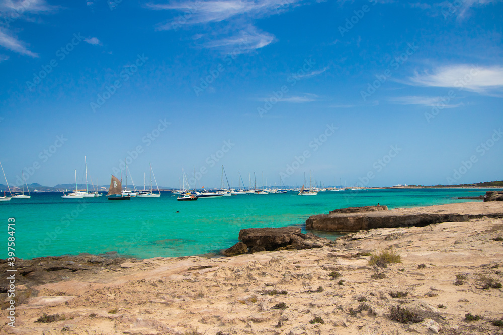 Obraz premium Island Formentera from Spain
