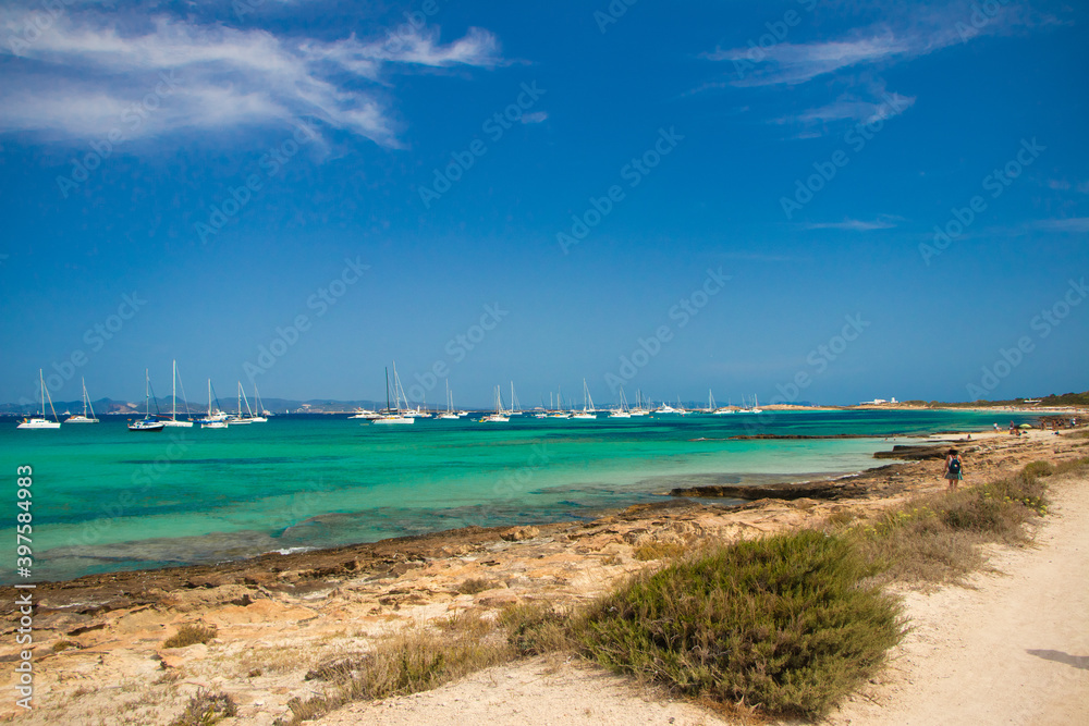 Island Formentera from Spain