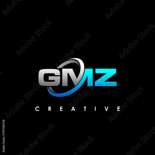 GMZ Letter Initial Logo Design Template Vector Illustration 