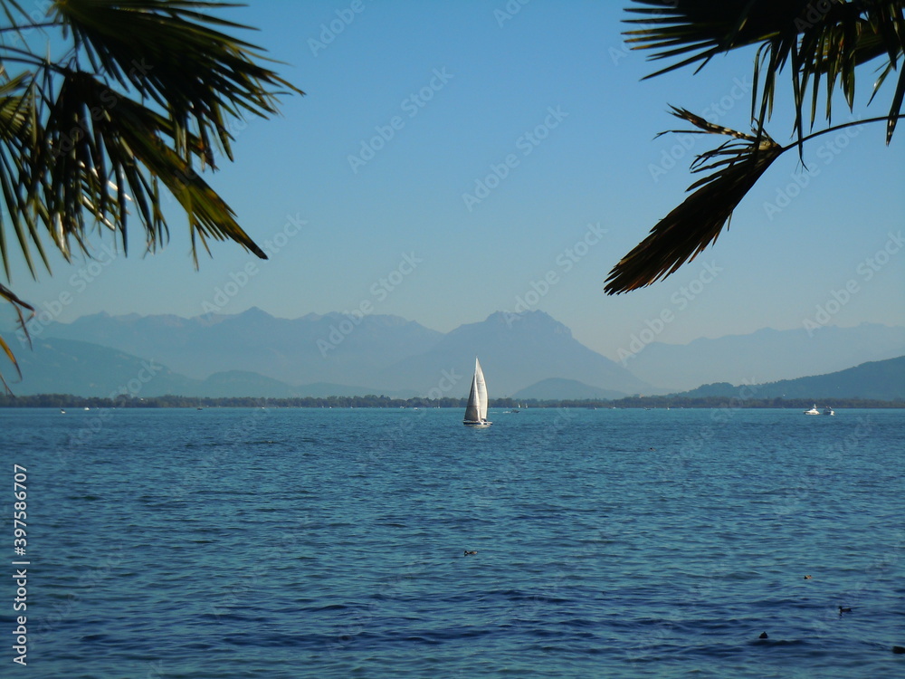 sailboat on the sea
