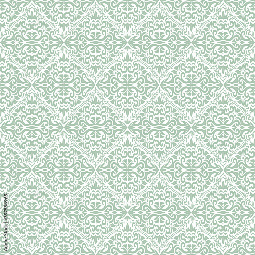 seamless pattern floral background vector