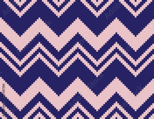 Pink Chevron Seamless Pattern Background