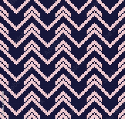 Pink Chevron Seamless Pattern Background