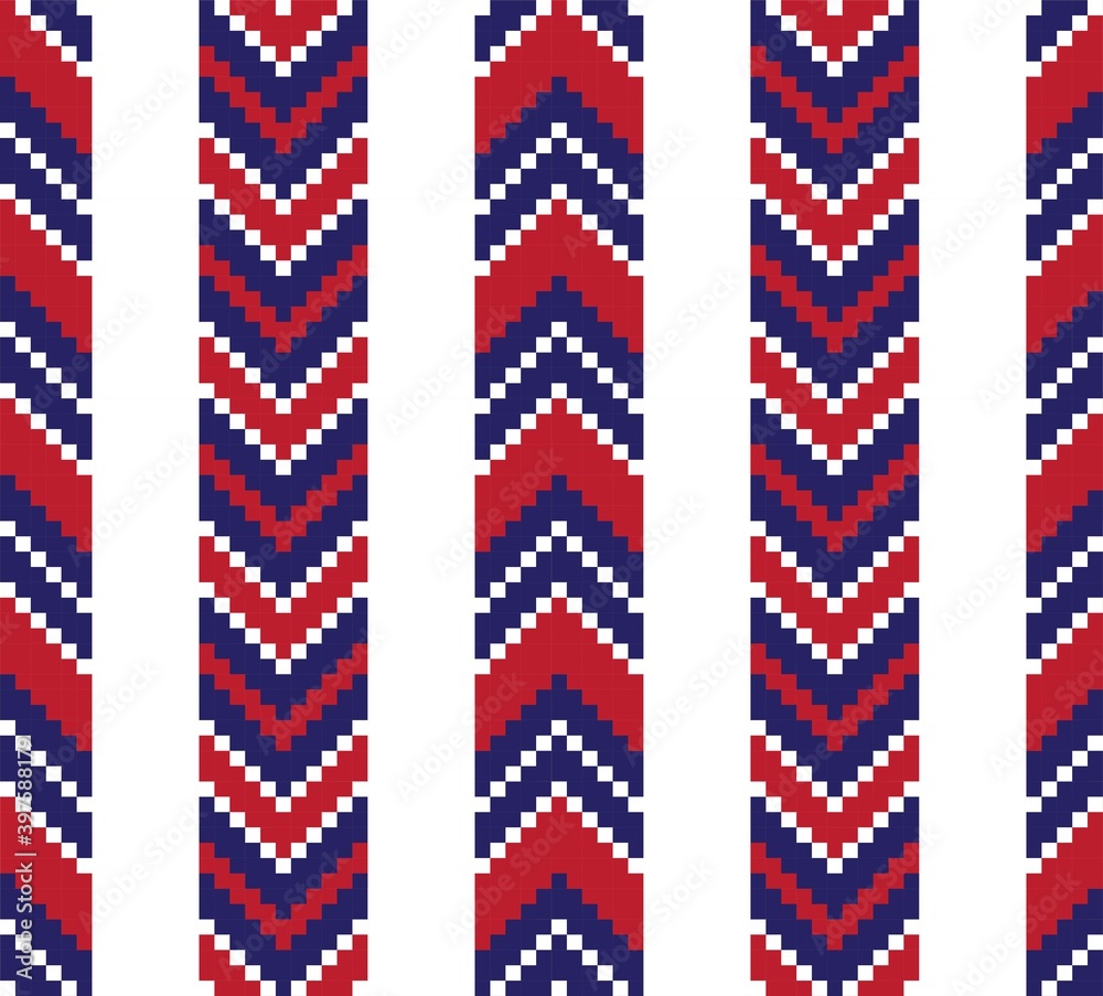 Red Chevron Seamless Pattern Background Red Chevron Seamless Pattern Background