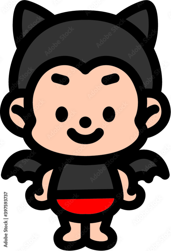 かわいい悪魔のキャラクター かわいい悪魔のキャラクター