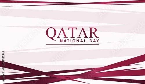 Qatar National Day Banner Template