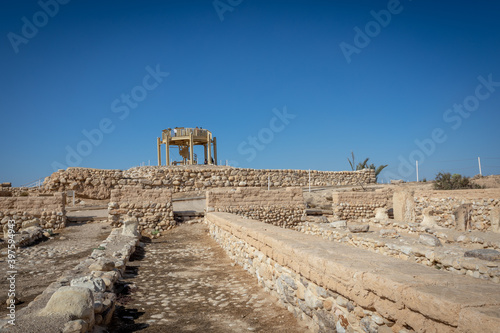 Tel Sheva and Tel Be'er Sheva are the Hebrew names, and Tell es-Seba the Arabic name of an archaeological site in southern Israel believed to be the remains of the biblical town of Beersheba.